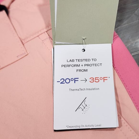 Arctix Snow Pants Run Around Insulated Bib Overalls Pink Size Medium 10-12 - Picture 5 of 10